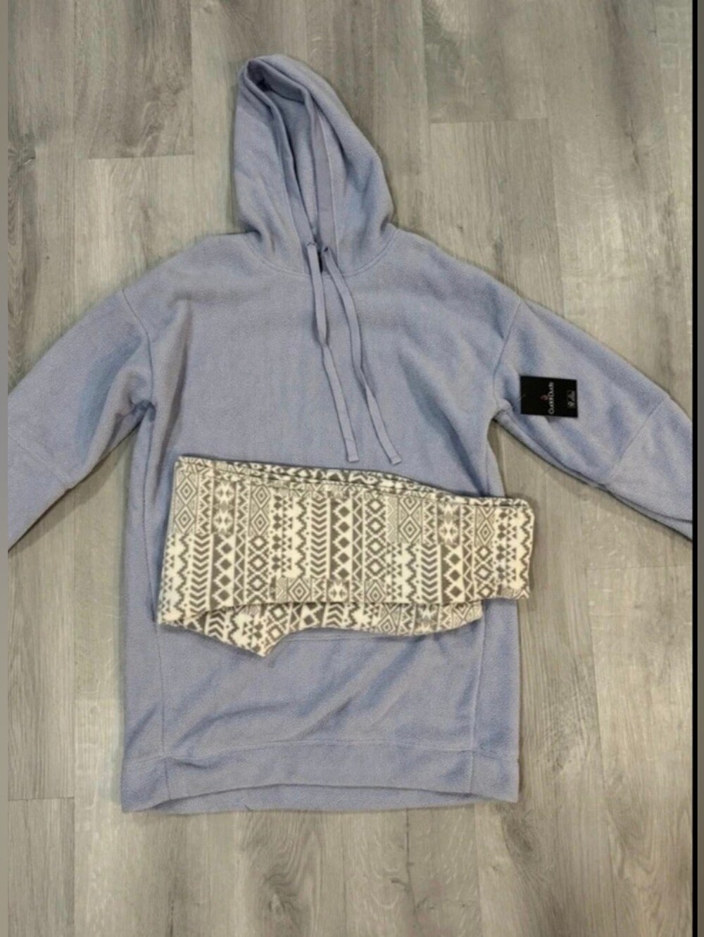 NWT Cuddl Duds Hooded Pajama Lounge Set Size M